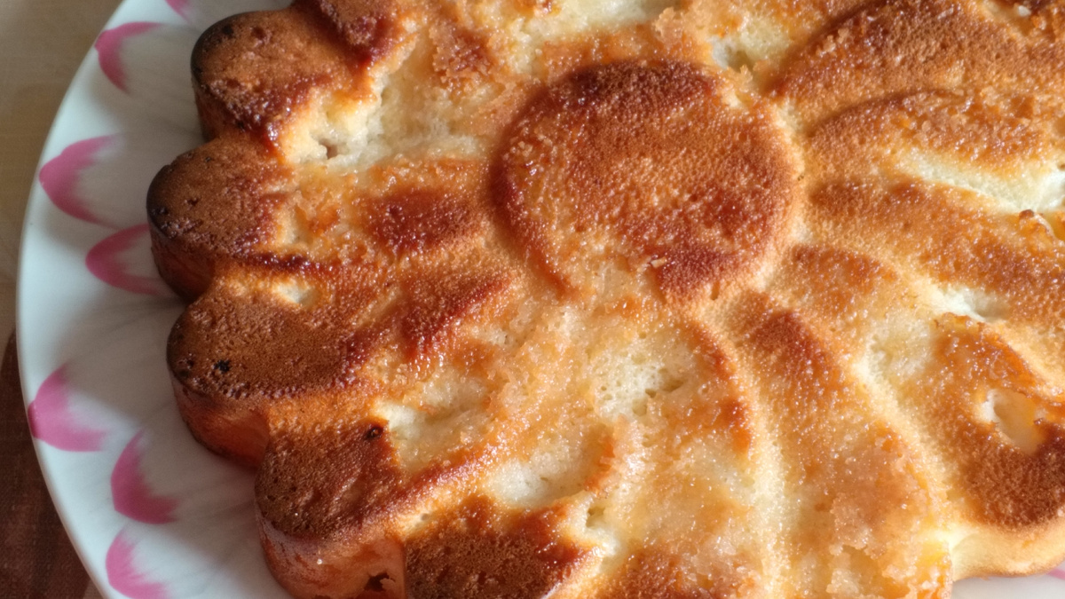 фото автора: шарлотка на блюде