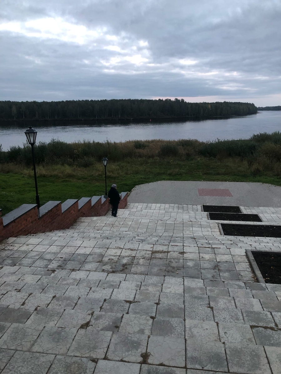 Набережная реки Свирь.