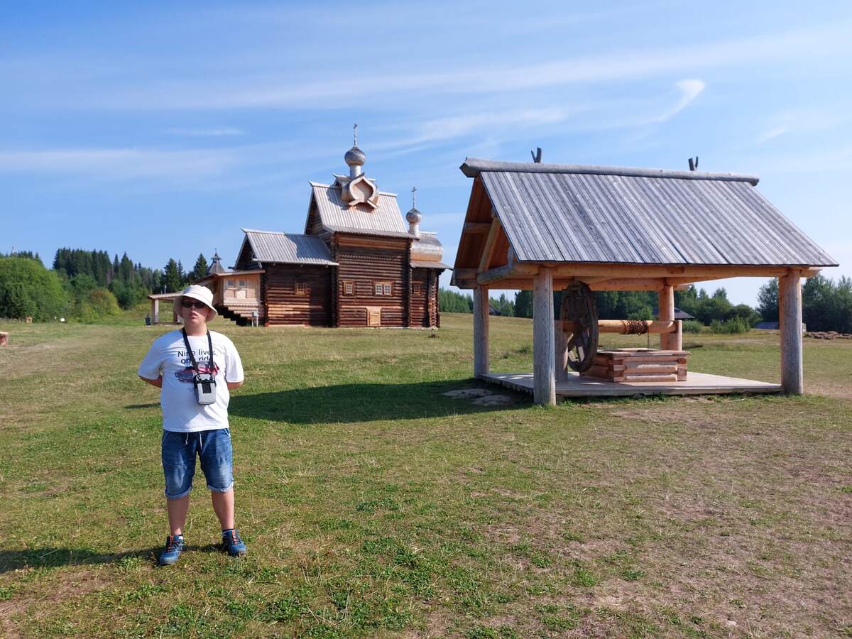 Миша в музее Хохловка