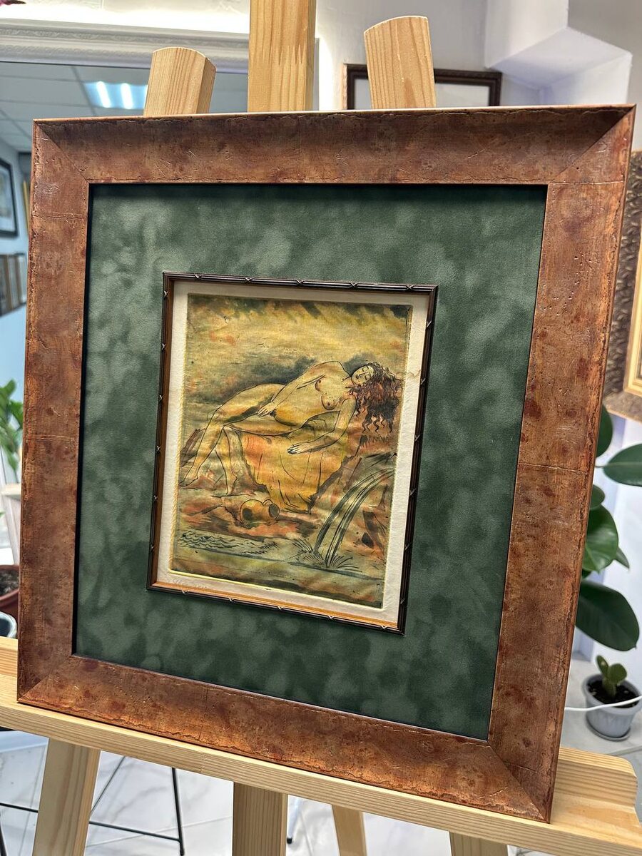 Бархатное паспарту 