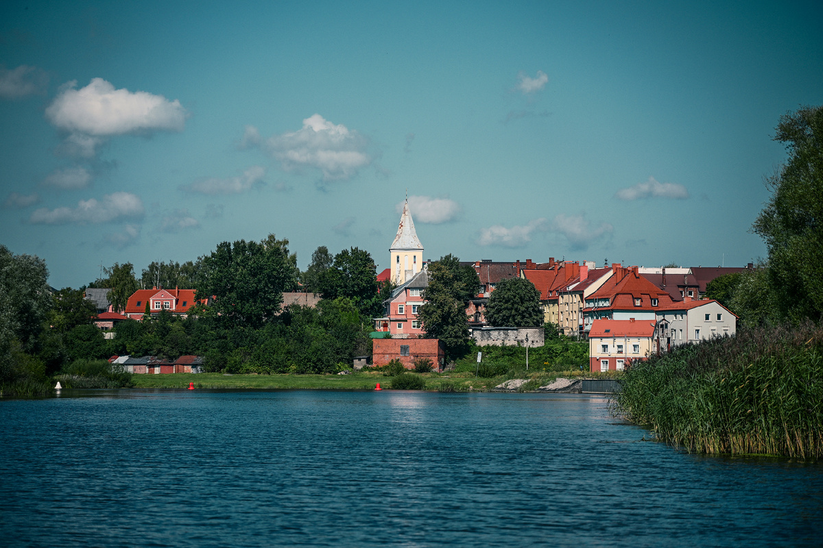 Гвардейск. Слияние рек Преголя и Дейма. Калининградская область. Фото: Михаил Рябинин