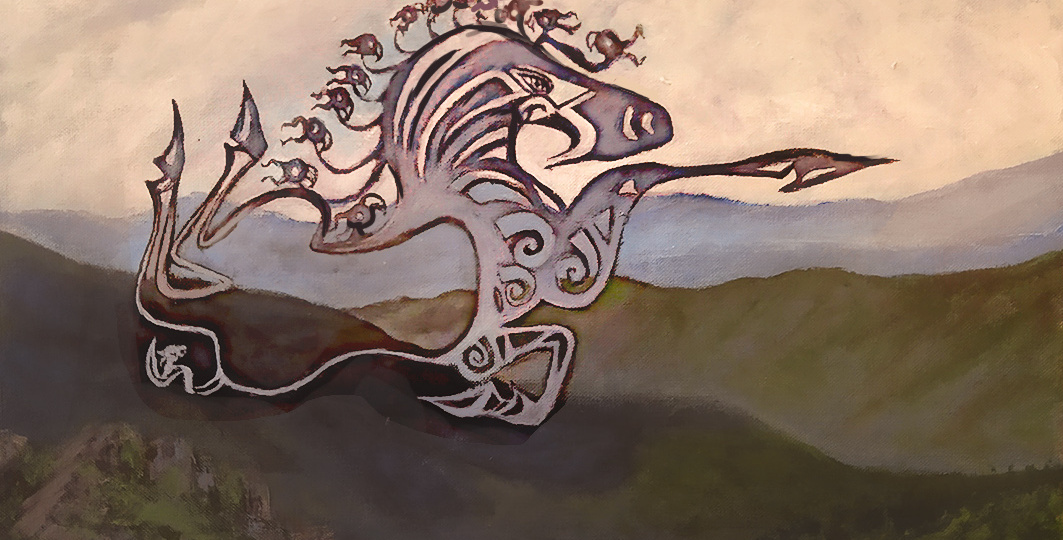 Скифский звериный стиль в современной символической иллюстрациии и производных (постер, принт, паттерн) с онтологией. Part II.