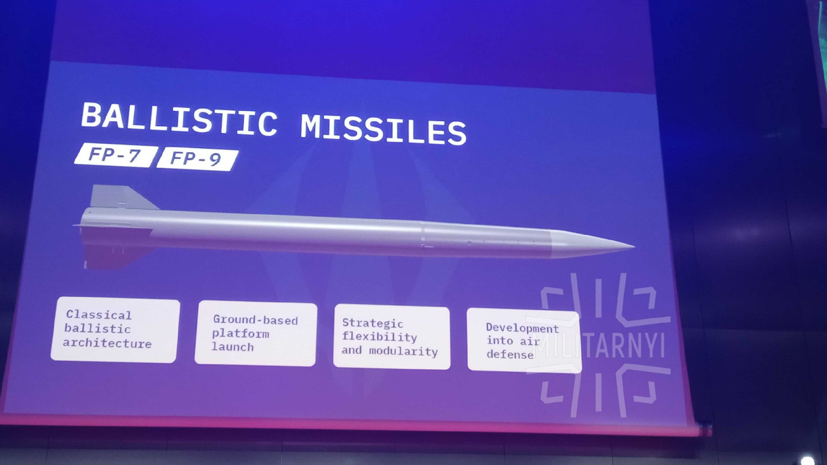 Баллистические ракеты Fire Point. 4 сентября 2025 года. Фото: Милитарный