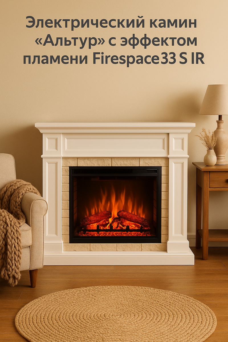    Преобразите свой дом с электрическим камином «Альтур» — уют и стиль в каждой детали Kamin