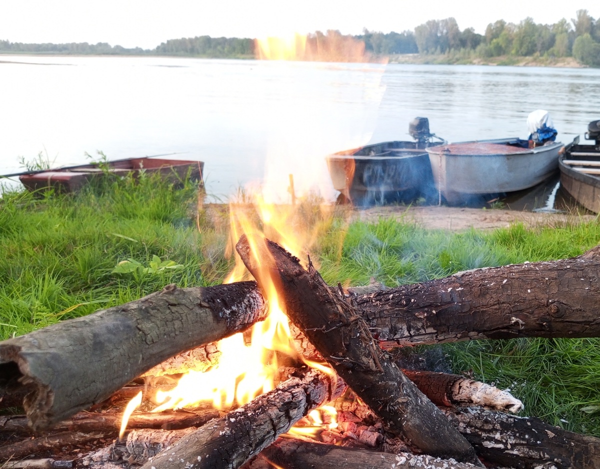 Костёр. Фото автора.