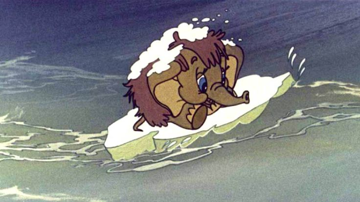 Кадр из мультфильма "Мама для мамонтёнка"