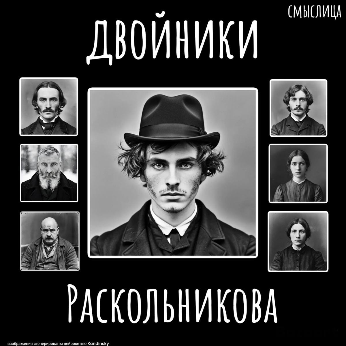 Изображения сгенерированы нейросетью Kandinsky 