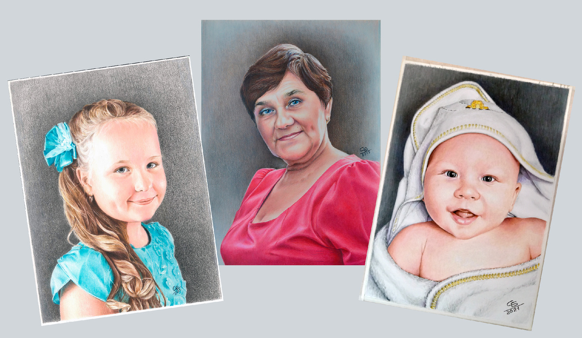 Несколько моих работ цветными карандашами Faber-castell "Polychromos". Художник: Никифорова Светлана