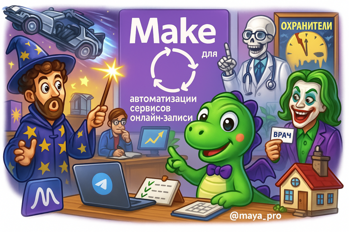    Автоматизация онлайн-записи с Make.com: как убить рутину и сделать клиентов вашими фанатами Артур Хорошев