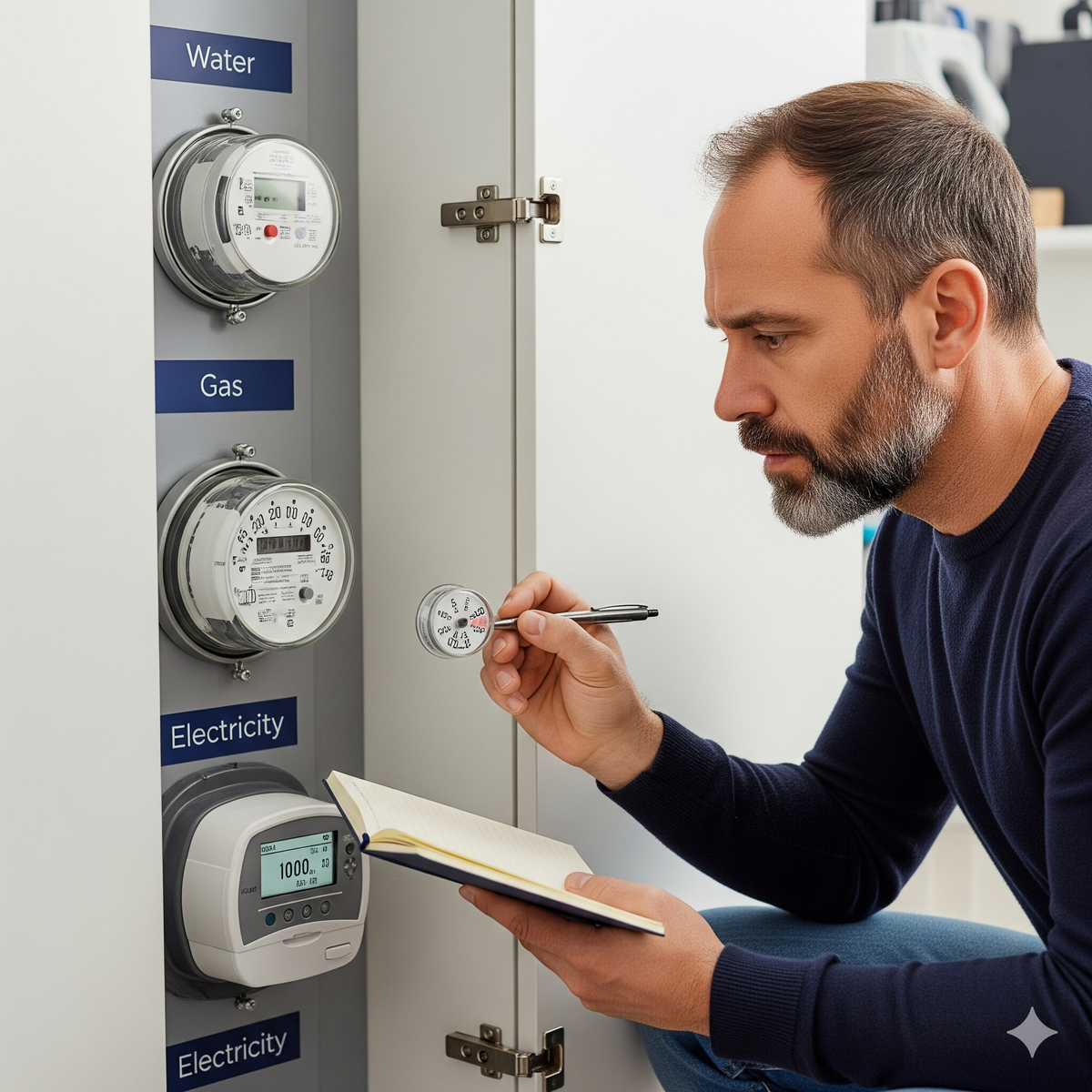 Установите счетчики 