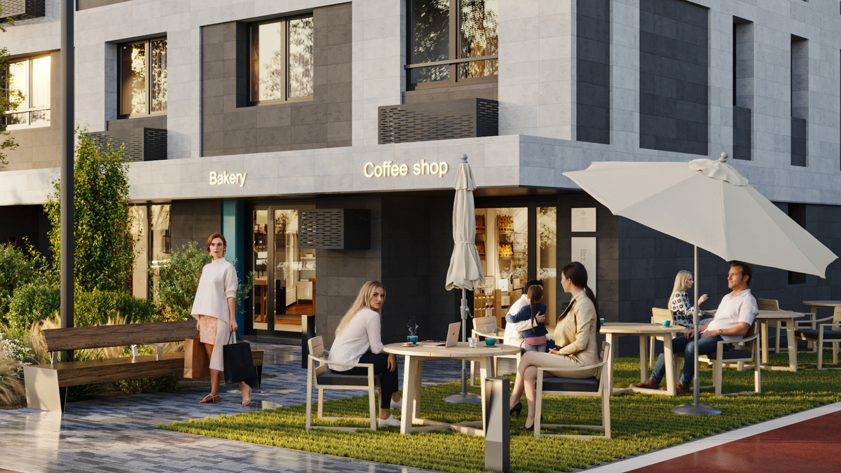 На фото ЖК Автор (г. Иркутск)