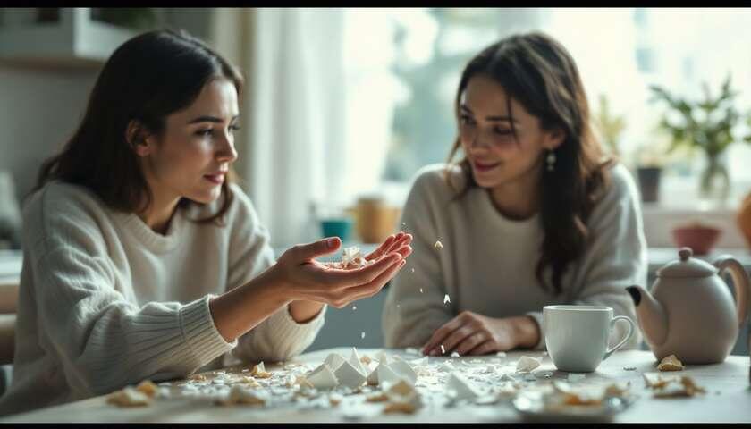 Взаимное молчание, тяжелое