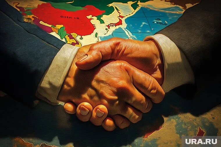 Страны-участницы «коалиции желающих» провели встречу в Париже. Фото: Создано в Midjourney © URA.RU