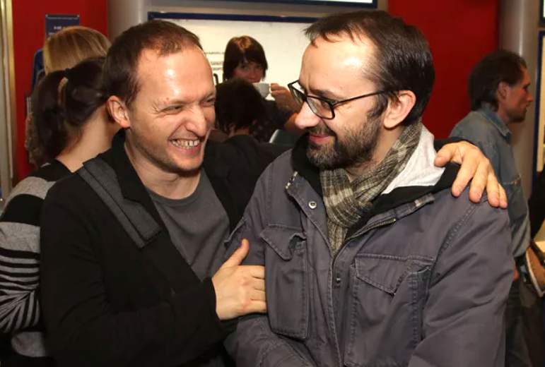 на фото Владимир Мишуков и Андрей Звягинцев