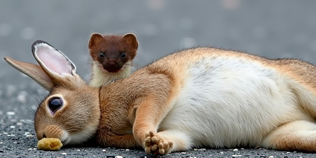 От него НЕВОЗМОЖНО спастись! Горностай – Маленький истребитель Больших животных!