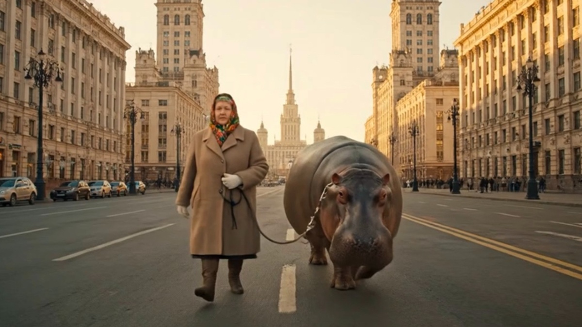 Скриншот из генерации VEO 3