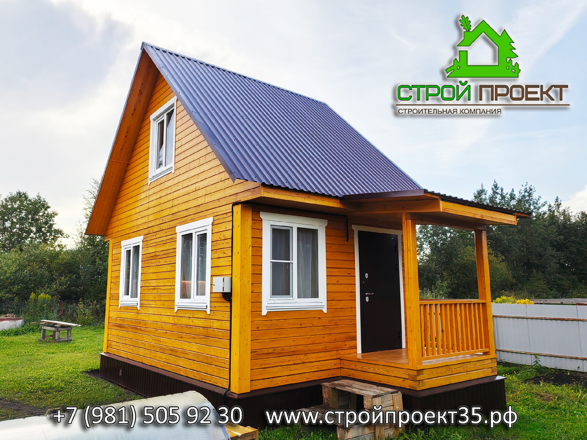Дачный дом из профилированного бруса