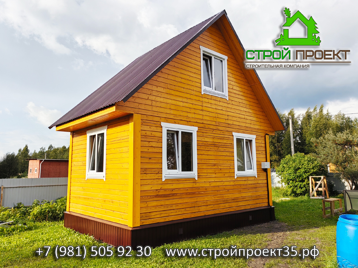 Дачный дом из профилированного бруса