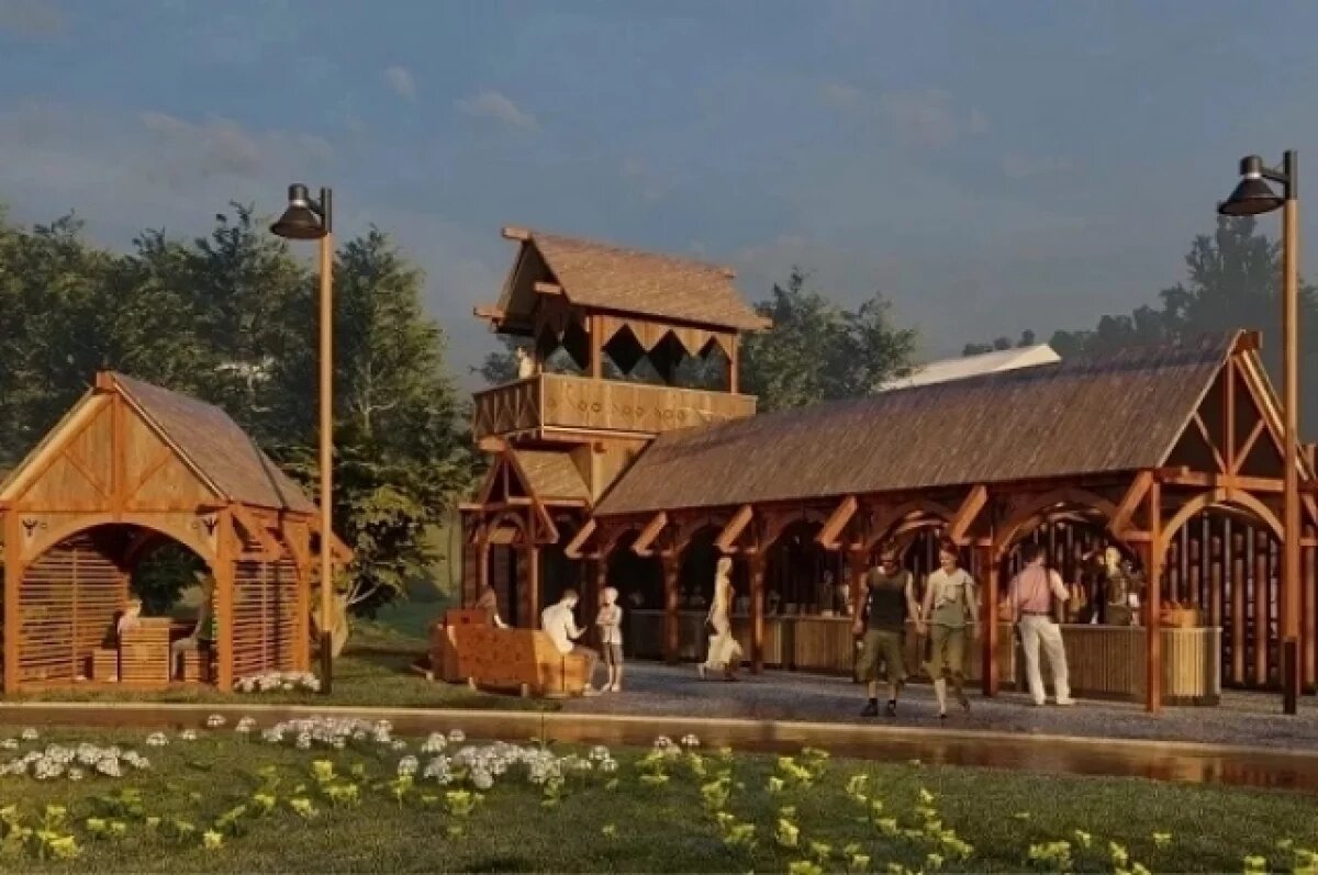    Проект благоустройства в Мосальске.