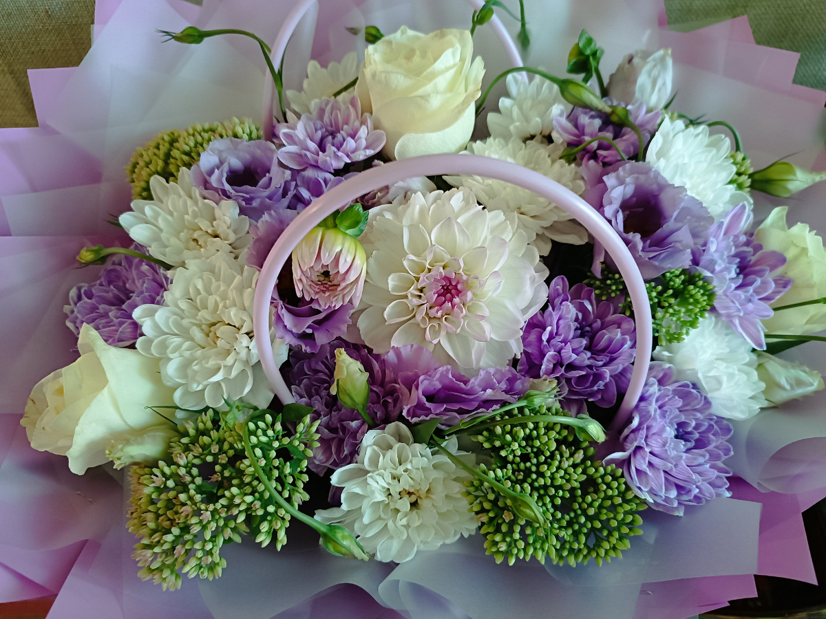 Букет от детей