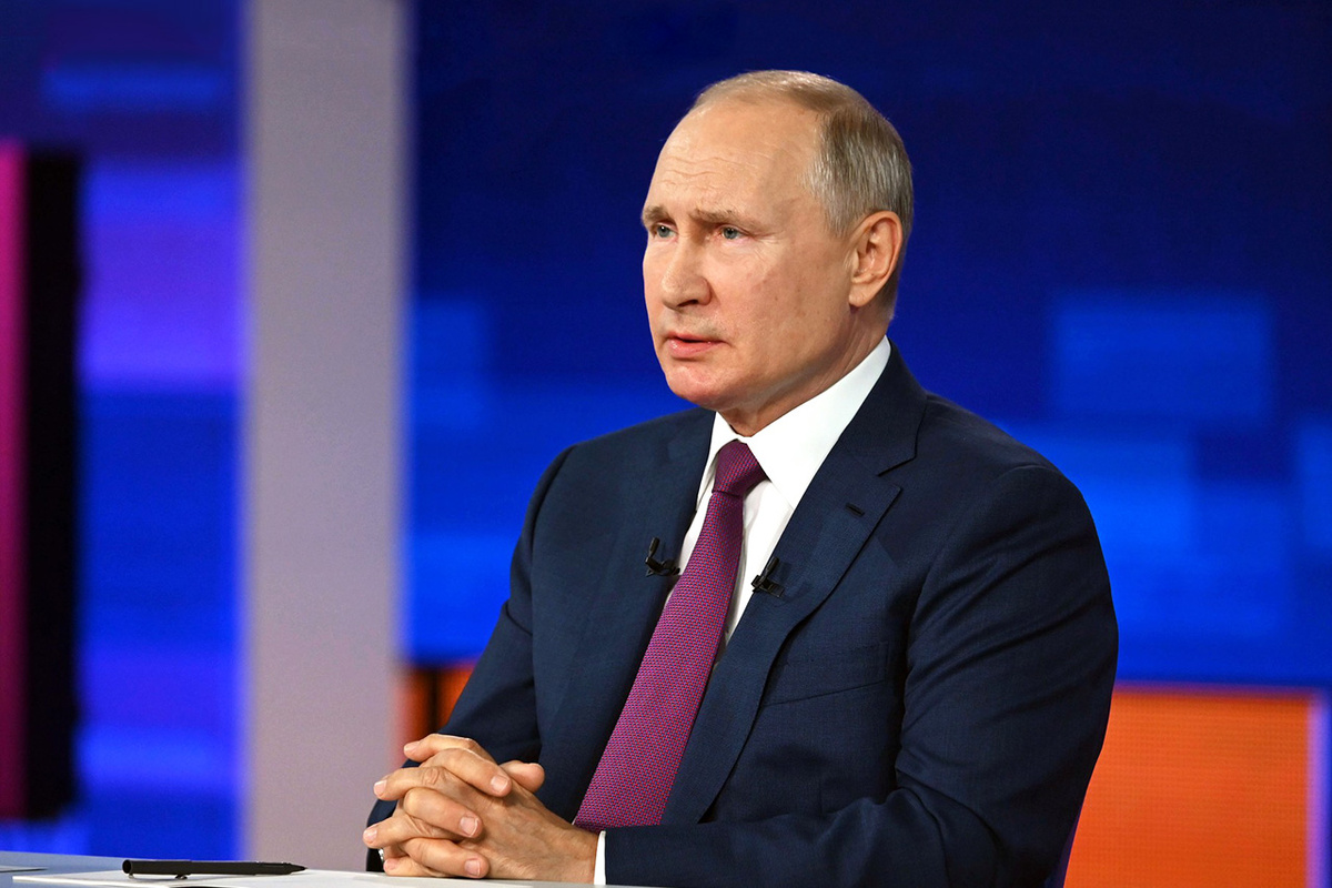 Путин дал Зеленскому 100 % гарантии безопасности в случае его приезда в РФ.  Фото: Фото: пресс-служба Администрации президента РФ / kremlin.ru