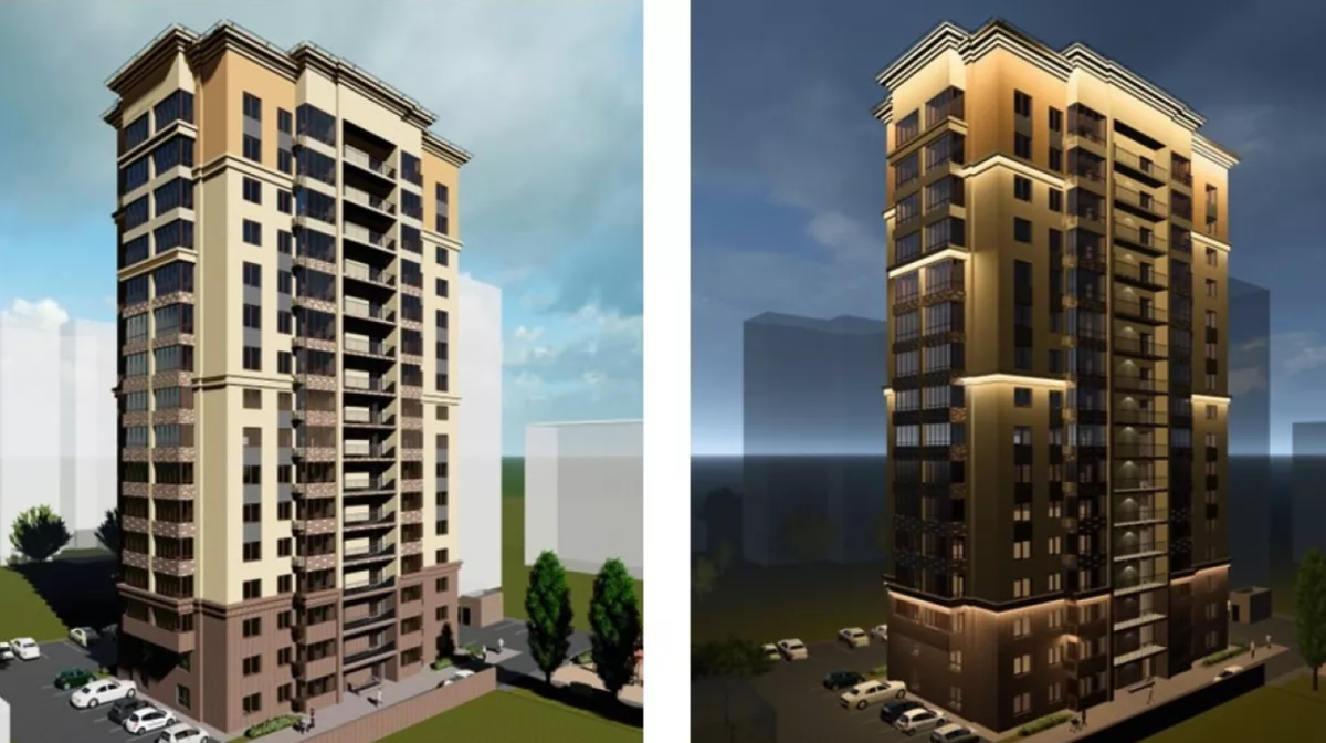 Эскизный проект ЖК на ул. Крупской, 100
Фото: ПК «Планета»