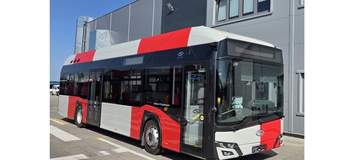Водоробус Solaris Urbino 12 hydrogen. Фото: https://www.cs-dopravak.cz