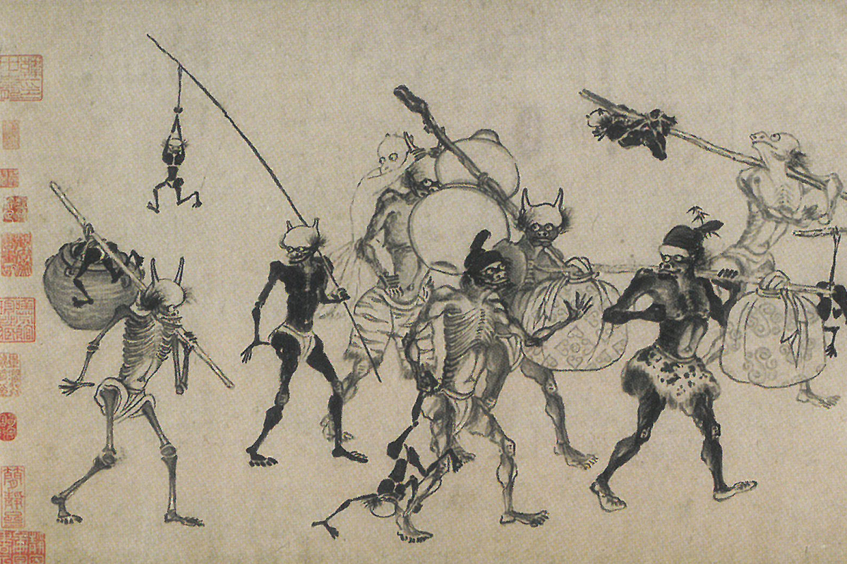 Гун Кай «Чжуншань отправляется в путешествие», династия Юань, Китай