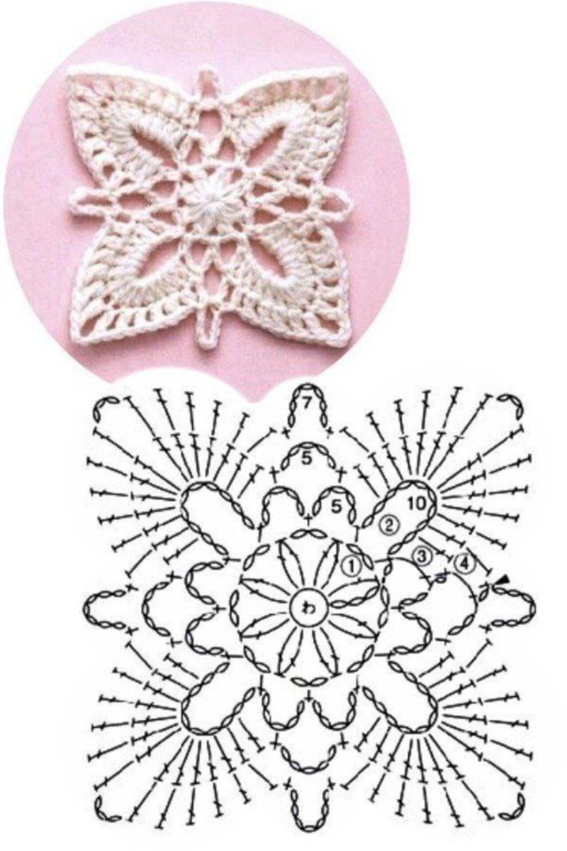 Мотив крючком схема 1