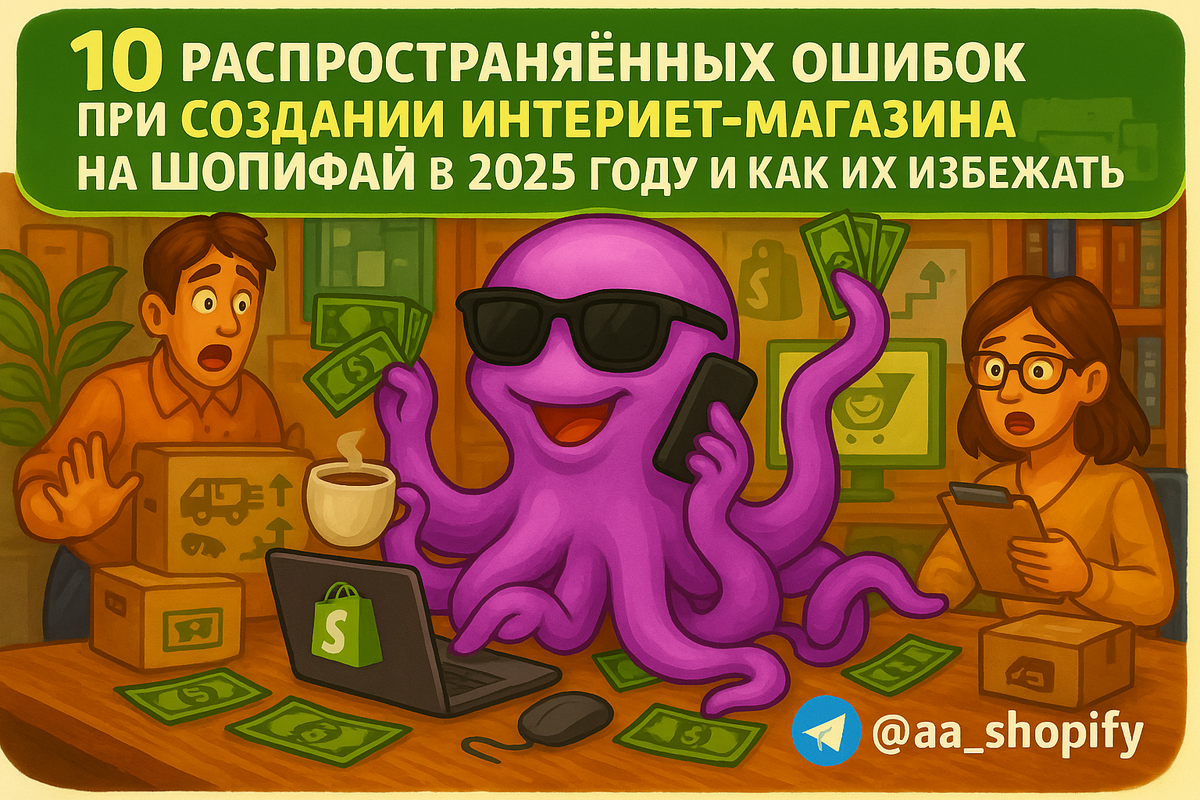    10 распространенных ошибок при создании интернет-магазина на Шопифай в 2025 году и как их избежать для успешного старта бизнеса aa_ecom