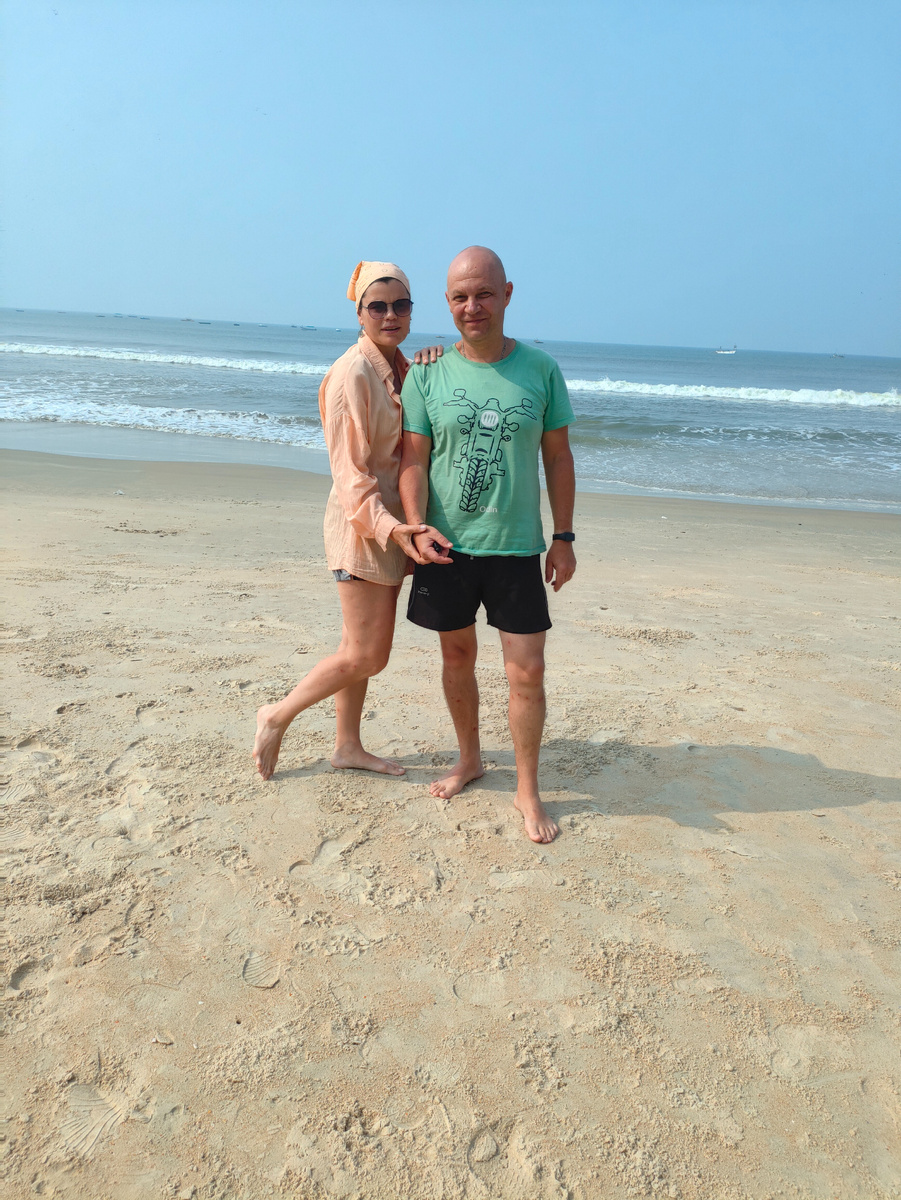 В Гоа очень классные пляжи - широкая береговая линия на 100 км.