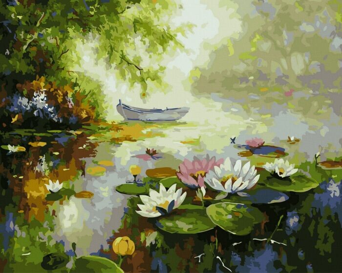 Пруд с лилиями