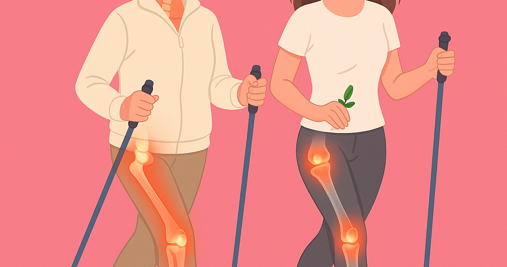 Я попробовала скандинавскую ходьбу — и суставы перестали болеть