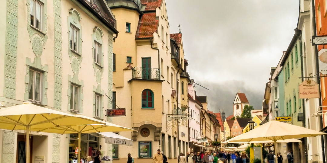 Достопримечательности Фюссена. Фотоэкскурсия по историческому центру города