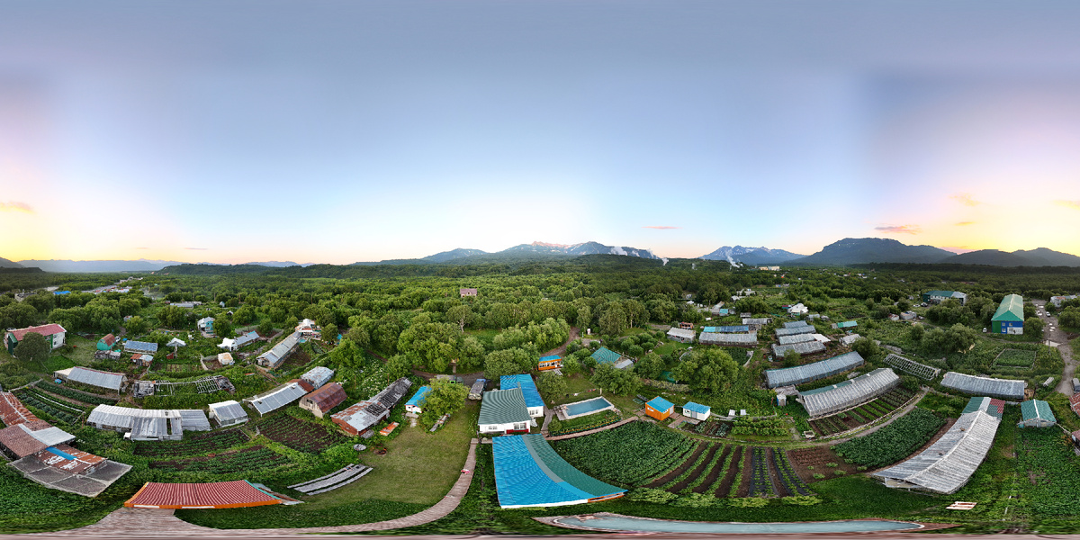 Панорама Паужетки