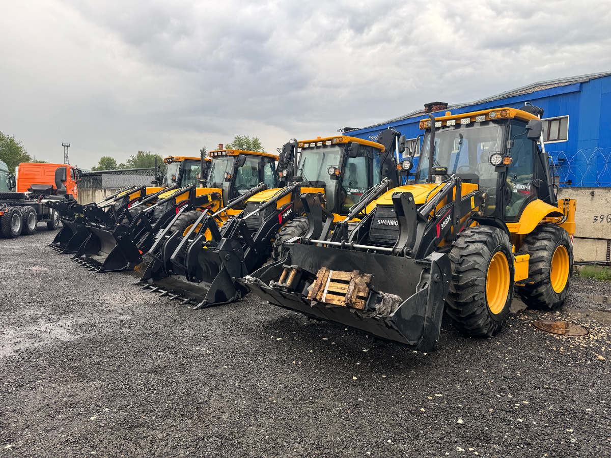 Экскаваторы погрузчики Shanmon 388H
