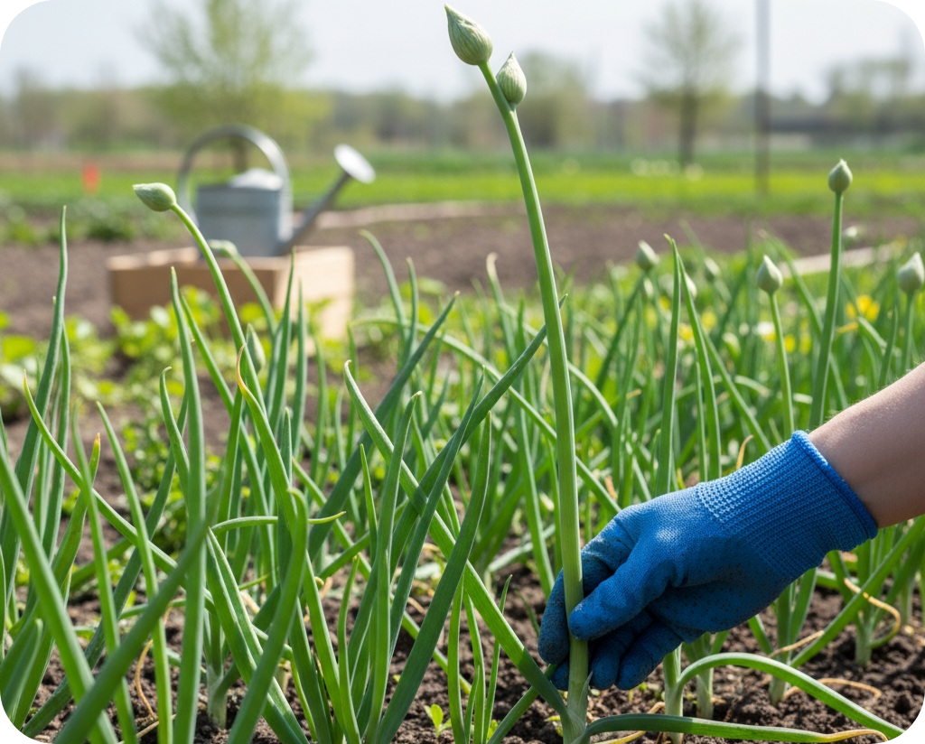 Как спасти урожай: почему озимый лук "уходит в стрелку" и что с этим делать