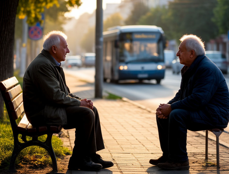 Беседа двух пенсионеров