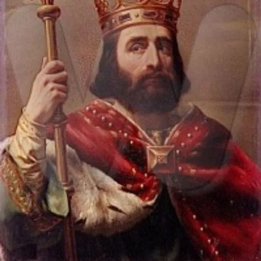 Пипин Короткий. Картина Л-Ф Амьеля, 1837 год.