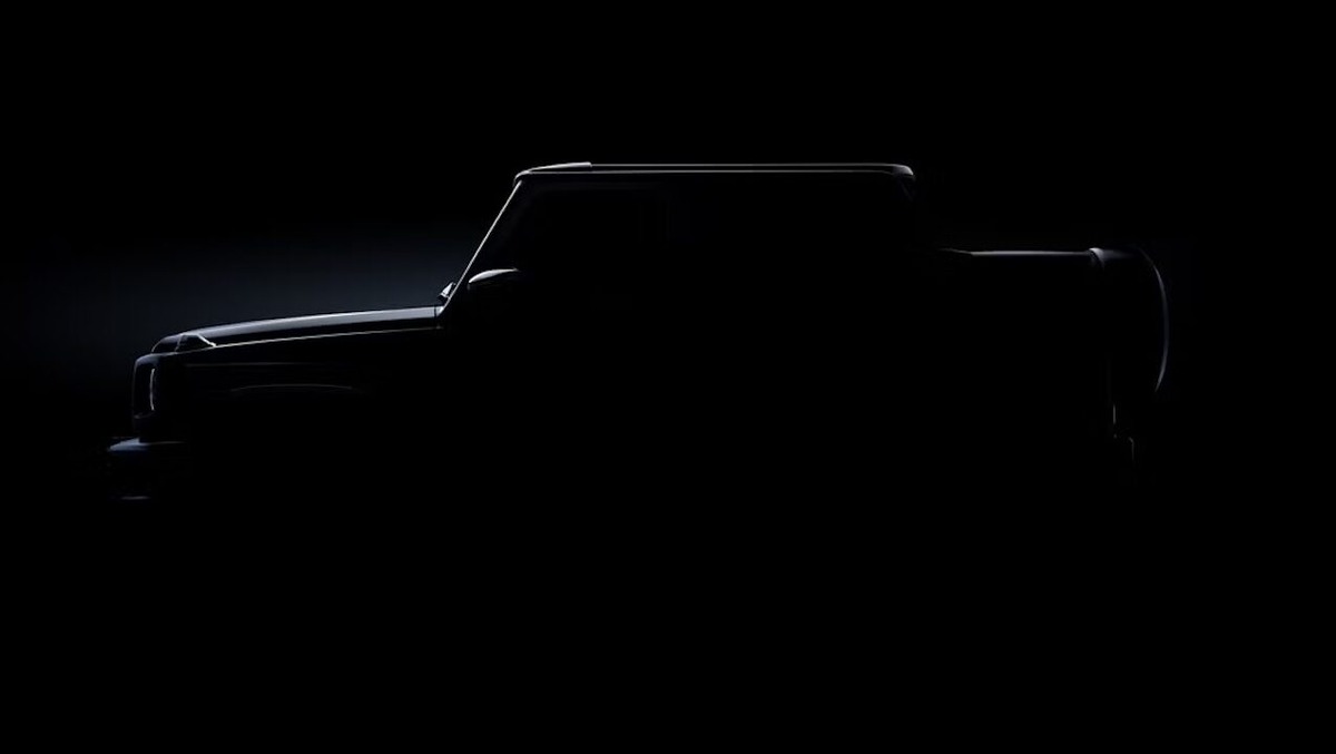    Mercedes-Benz G-Class с открытым верхом. Тизер Mercedes-Benz