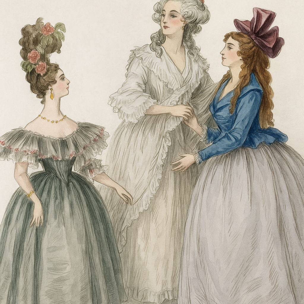 Колева М.С. История костюма в рисунках Франсуазы Карон