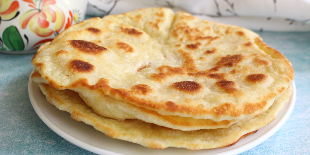 Лепешки на сковороде за полчаса