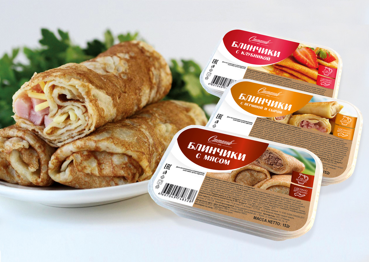 Блины охлажденные ТМ "Степанов"