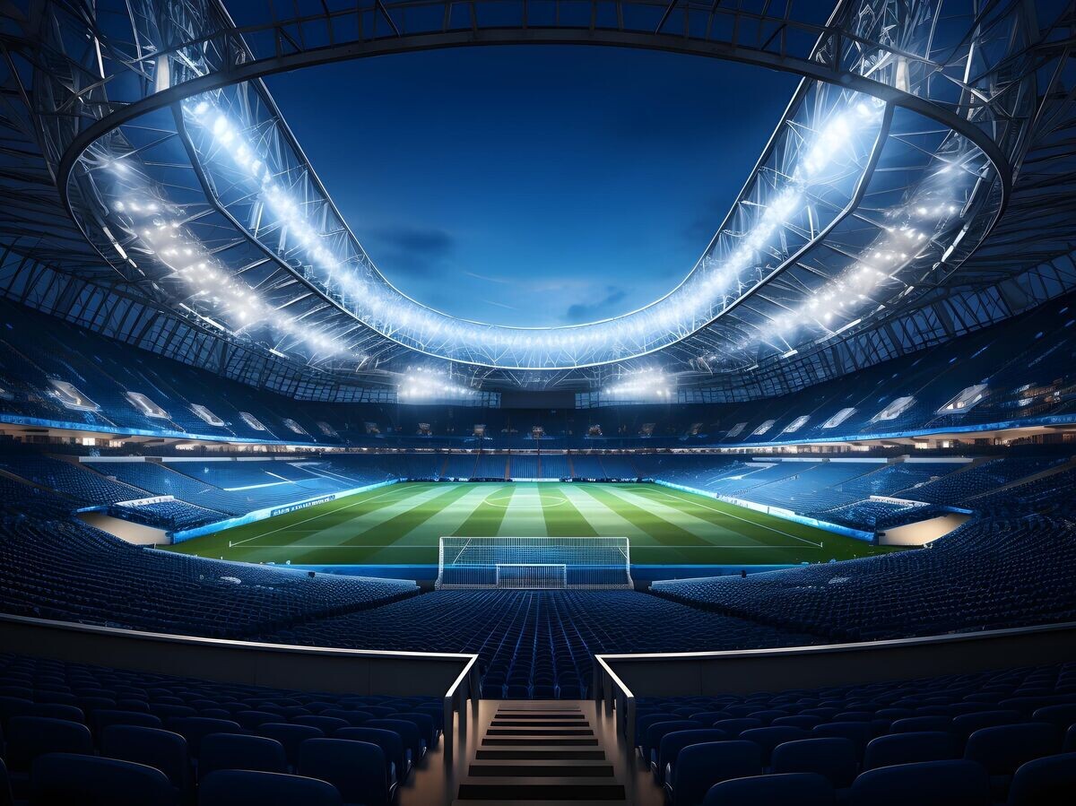    Футбольный стадион© Изображение от freepik