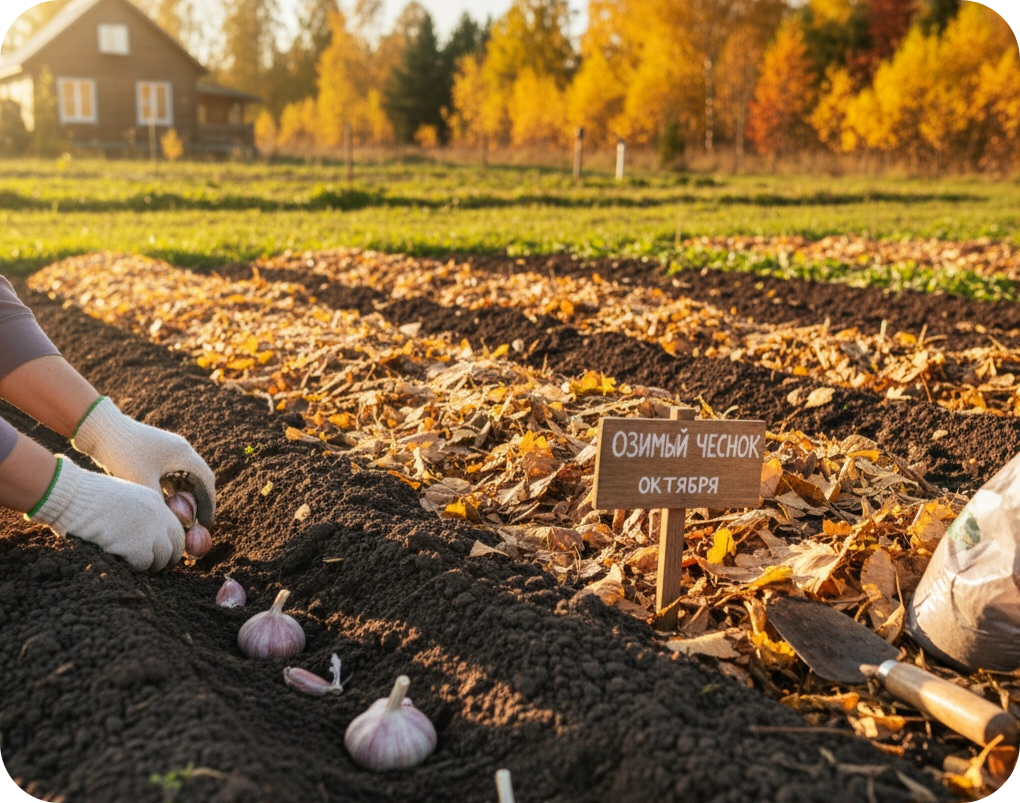 Посадка чеснока осенью: полный гайд для богатого урожая