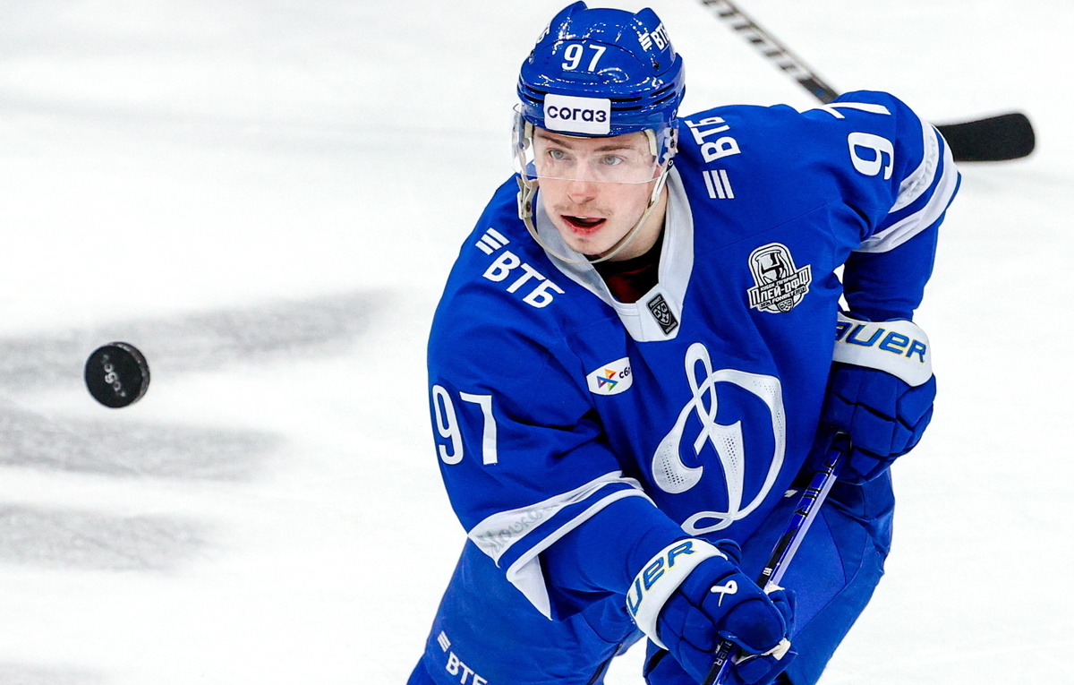    Нападающий "Динамо" Никита Гусев  Валерия Калугина/ТАСС