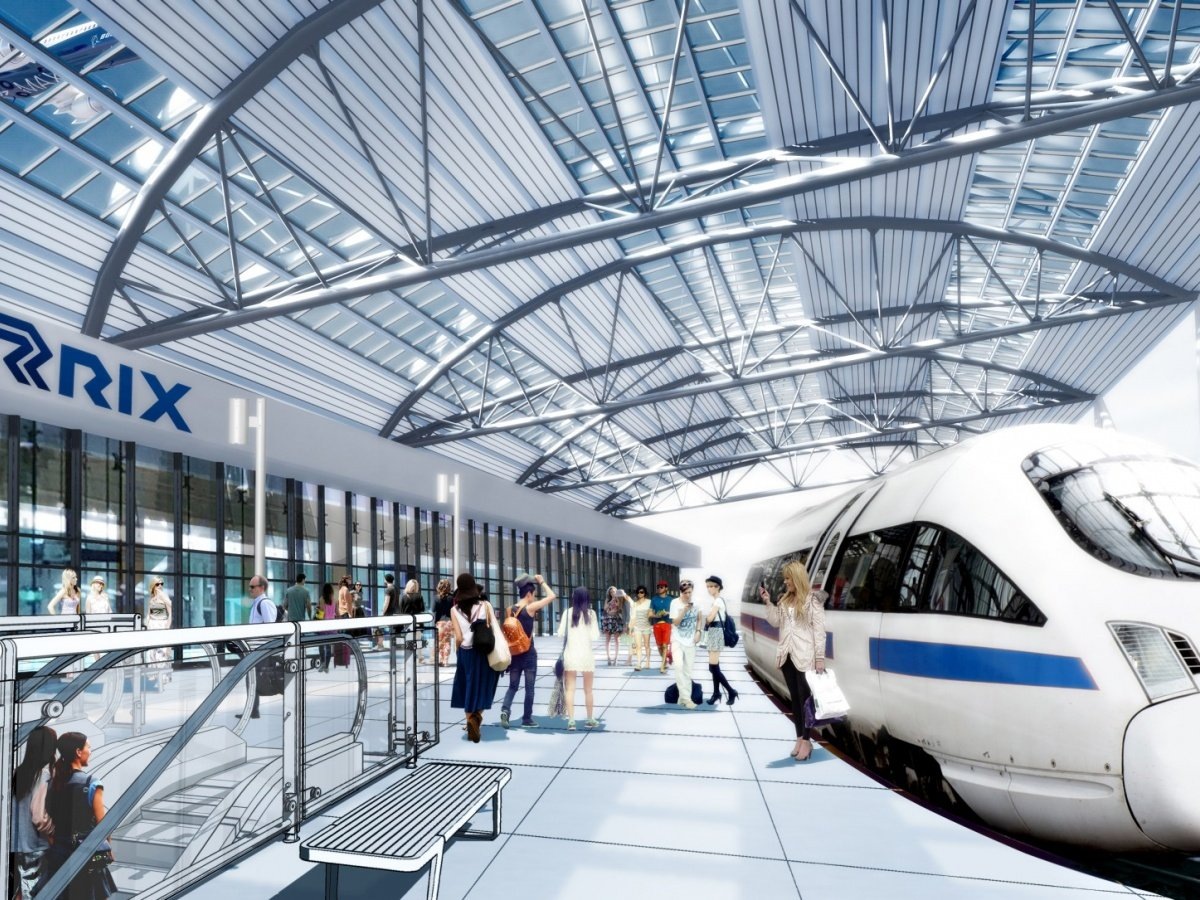 Так по плану должна выглядеть ж/д Rail Baltica © EDZL / Rail Baltica