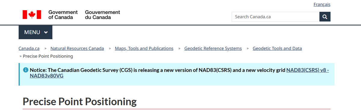 CSRS-PPP - главная страница