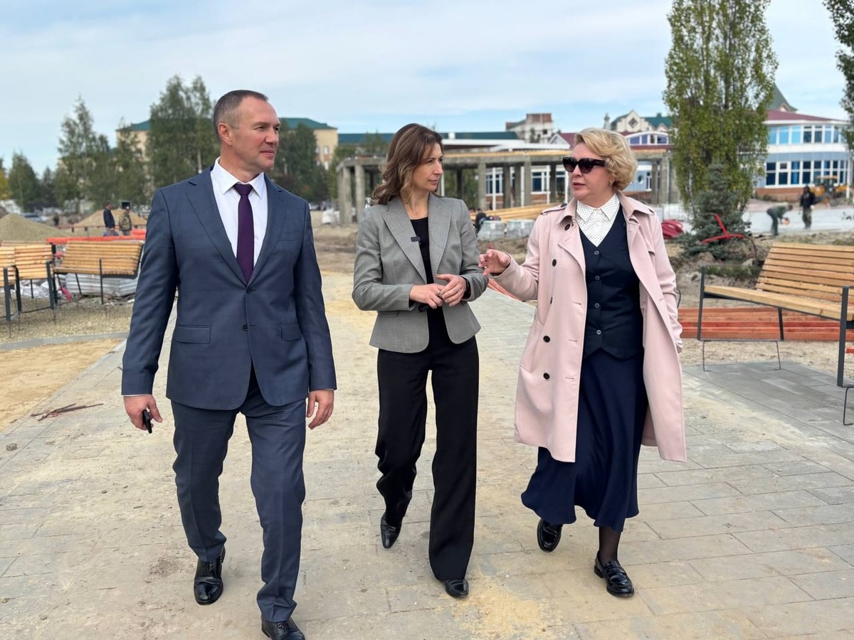    Сквер «Северное сияние» в Югорске должен быть готов к посещению этой осенью