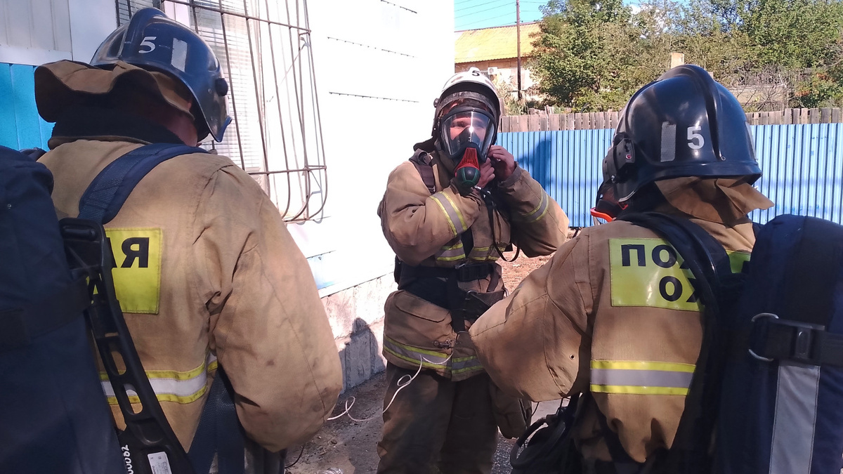 Волгоспас Пожарно-тактическое учение на железнодорожной станции Трусово 